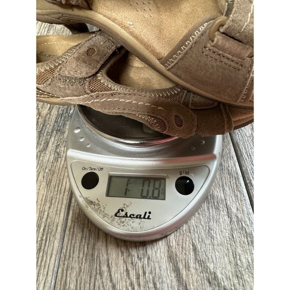 Earth Origins Leather Upper Sedona Brown Hoop and Loop Sandals Women's Size 7 - Picture 10 of 10